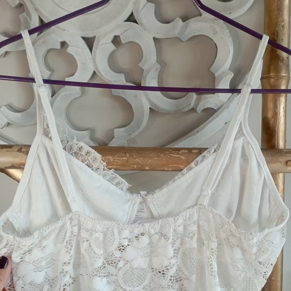 White Lace Body Suit - Picture 8 of 10